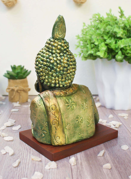Busto Buda Pensante - Verde Hierro