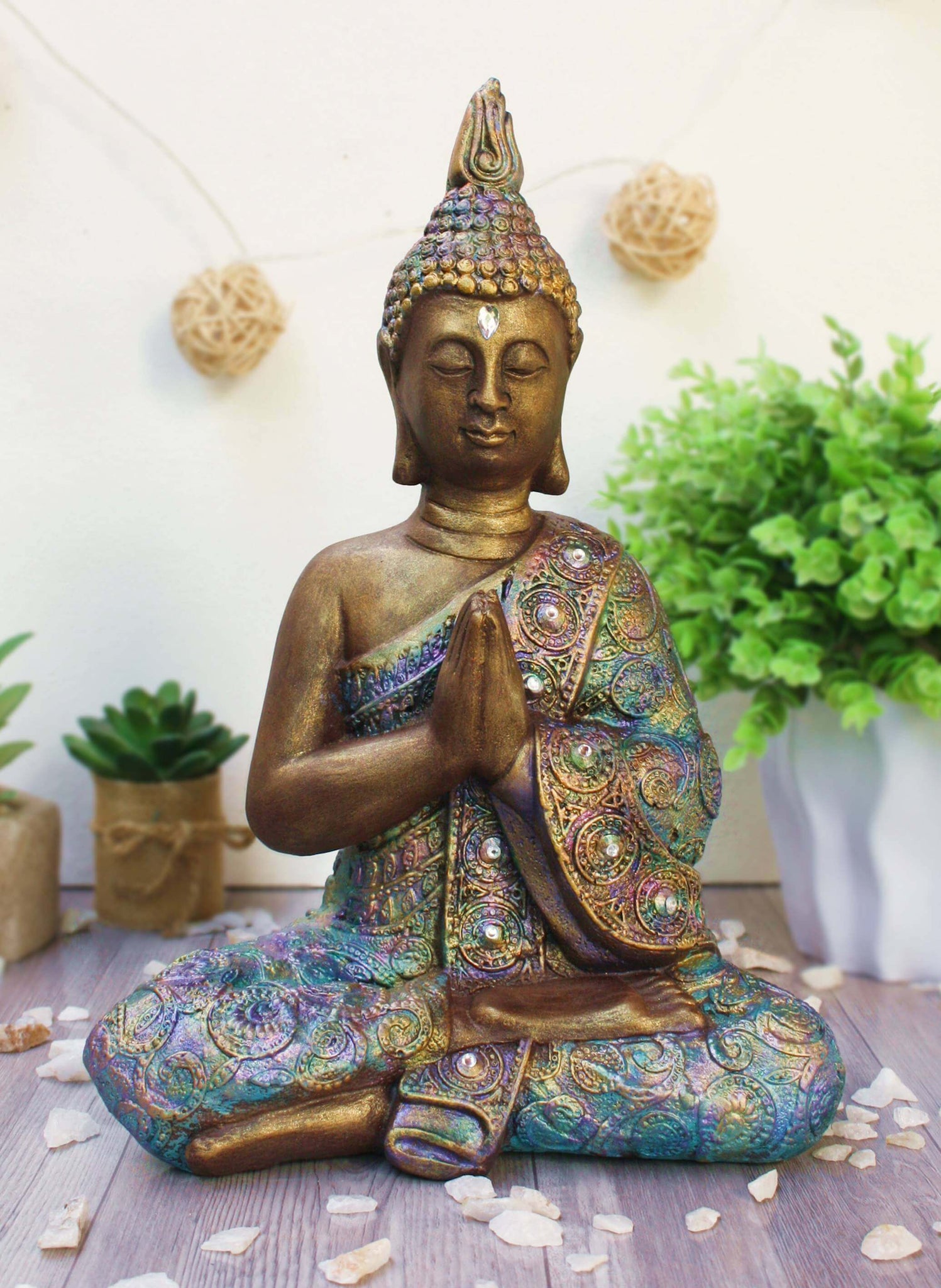 Buda Tornasol - Gratitud y Equilibrio Interior