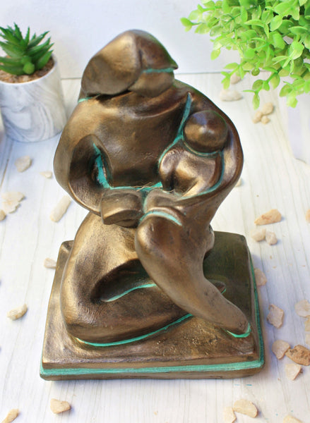 Figura Decorativa Madre con su Bebé