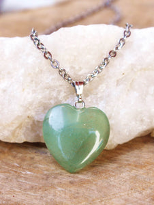 Colgante Jade Verde - Corazón