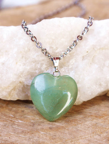 Colgante Jade Verde - Corazón